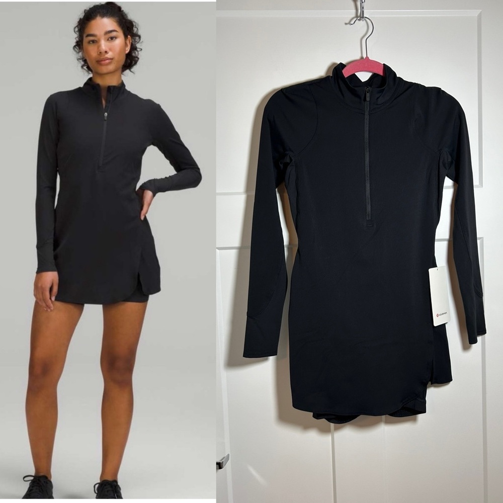 Lululemon Black Tennis Mini Dress XS size 4